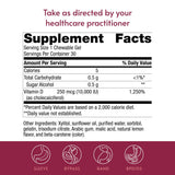 Bariatric Advantage etiqueta nutricional enfocada en 10.000 UI y composición clara