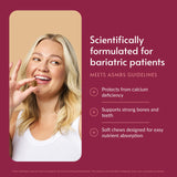 Bariatric Advantage detalle de la gomita y textura para fácil masticación