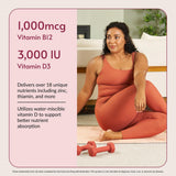 Bariatric Advantage etiqueta con ingredientes y concentración de nutrientes