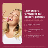 Bariatric Advantage masticable en mano para fácil ingestión y conveniencia
