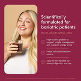 Bariatric Advantage textura del polvo de chocolate, mezcla sin grumos