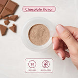Bariatric Advantage vaso preparado con batido chocolate, aporte proteico listo para consumir