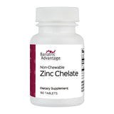 Bariatric Advantage envase frontal que muestra zinc en presentación de 180 tabletas útil para suministro prolongado