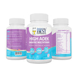 Bariatric Best Supplements comparación de porciones y suministro de un mes en foto informativa