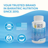 Bariatric Best Supplements gráfico simple de dosificación para seguir recomendaciones