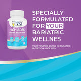 Bariatric Best Supplements tabletas disolviéndose en vaso, demostrando rápida biodisponibilidad