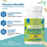 Bariatric Choice cápsula detalle que muestra textura y fácil disolución