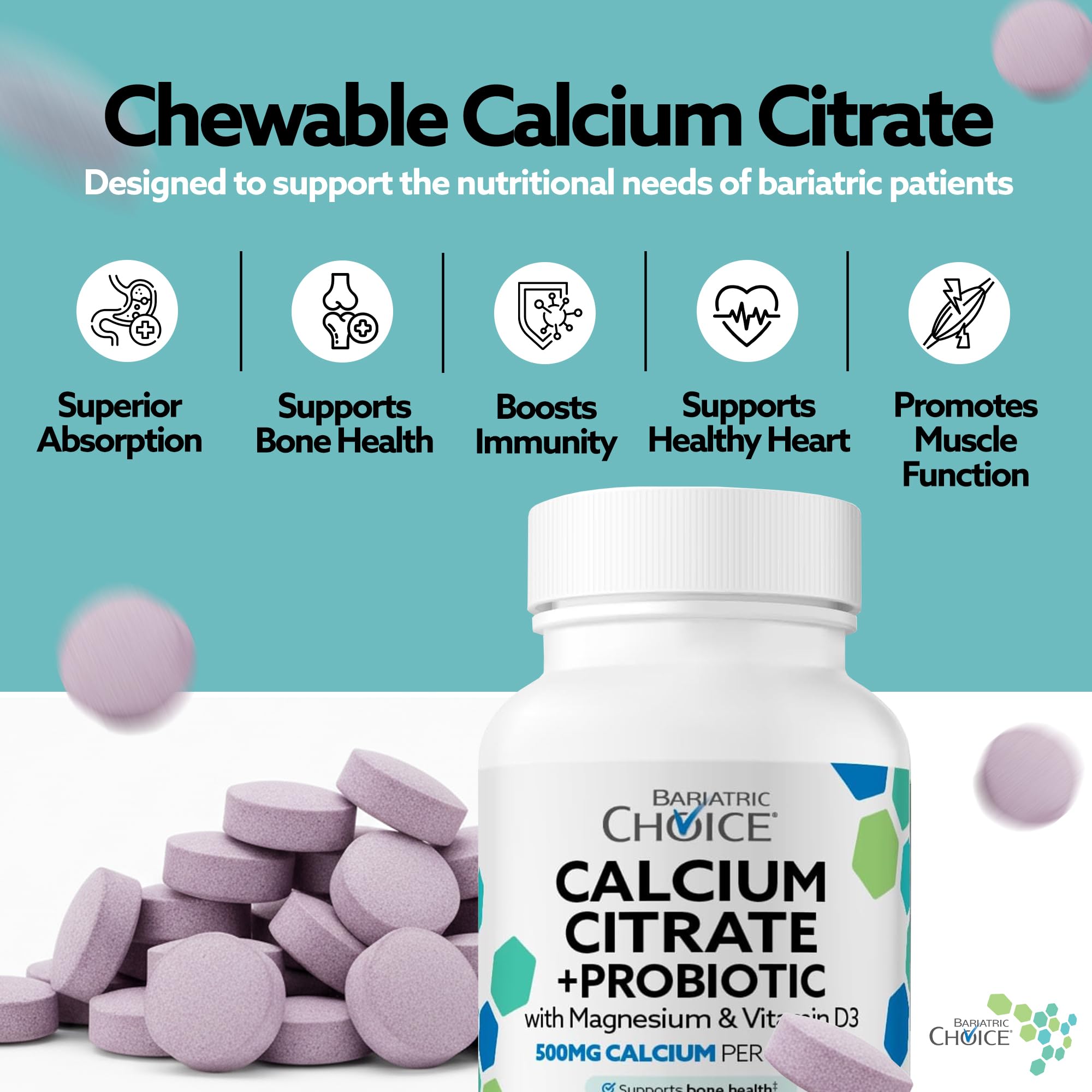 Bariatric Choice etiqueta nutricional enfocada en ingredientes clave