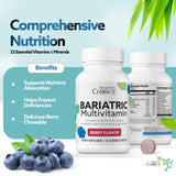 Bariatric Choice etiqueta de ingredientes, información de vitaminas y minerales