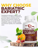 Bariatric Food Expert etiqueta con lista de vitaminas y minerales clave
