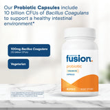 Bariatric Fusion caja abierta con 60 cápsulas visibles, almacenamiento práctico