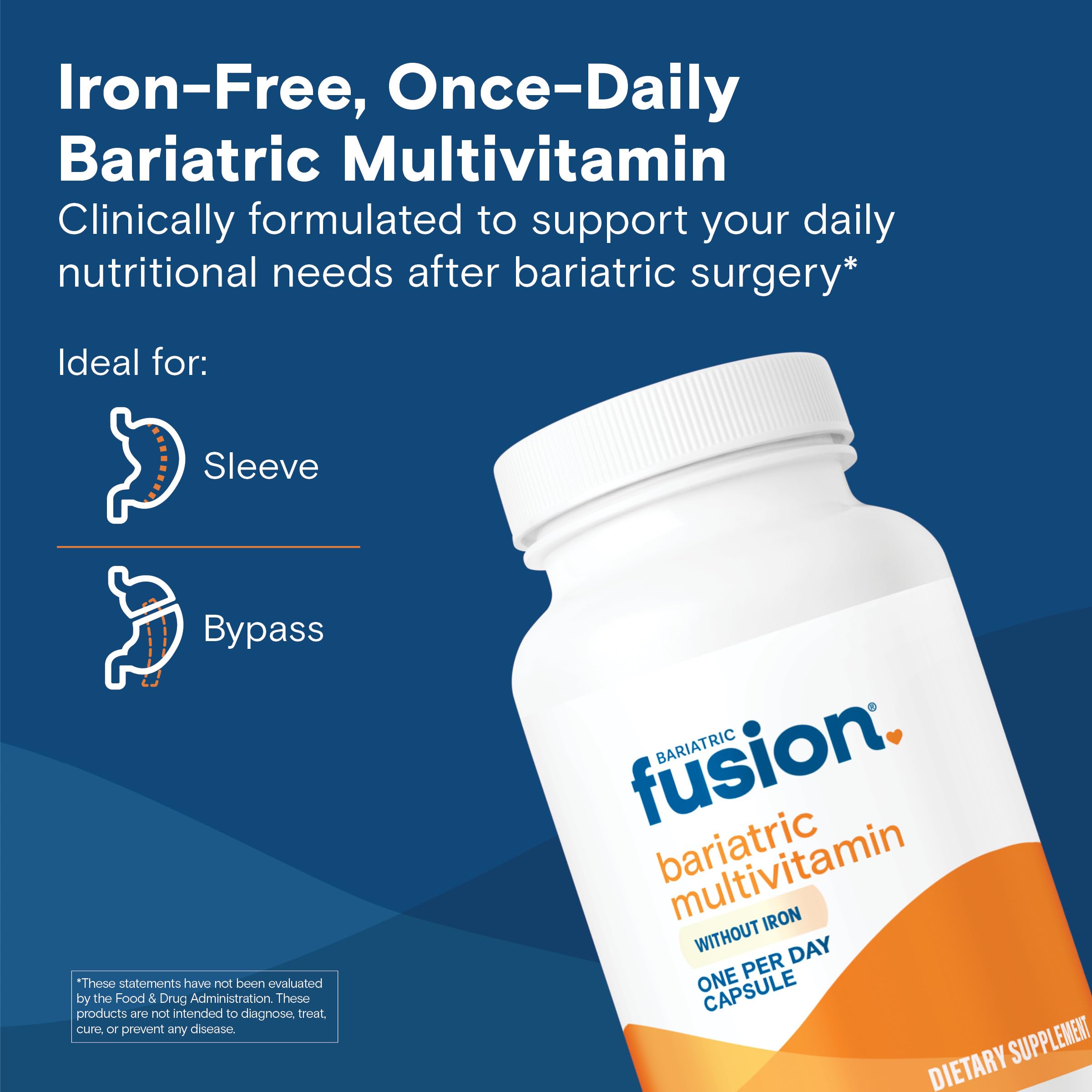 Bariatric Fusion cápsula en primer plano detallando textura y facilidad de tragar
