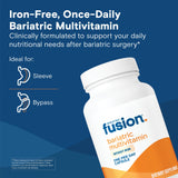 Bariatric Fusion cápsula en primer plano detallando textura y facilidad de tragar
