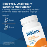 Bariatric Fusion cápsula en mano que muestra facilidad de ingestión
