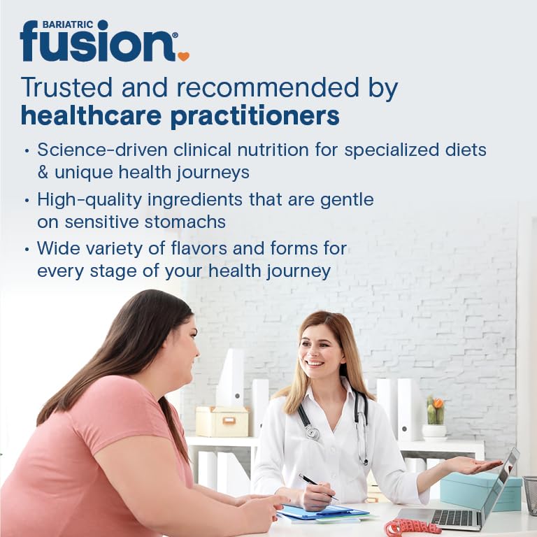 Bariatric Fusion comparación de tamaño del envase para control de porciones