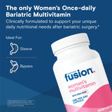 Bariatric Fusion cápsula en primer plano fácil de tragar y cómoda