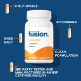 Bariatric Fusion etiqueta con información clave y beneficios para pacientes bariátricos