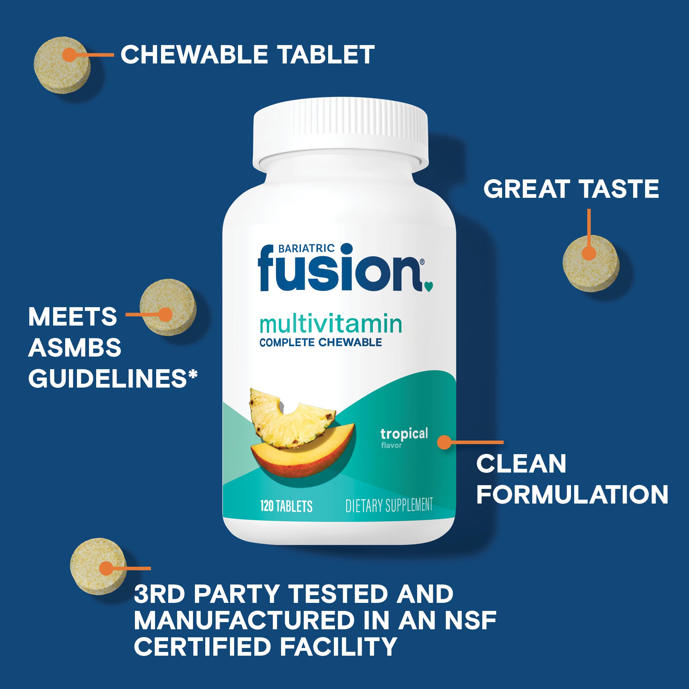 Bariatric Fusion detalle de etiqueta con lista de ingredientes y trazabilidad