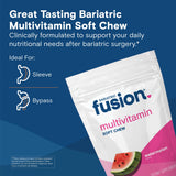 Bariatric Fusion textura masticable en primer plano que facilita la ingesta
