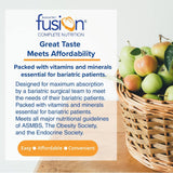 Bariatric Fusion en escena diaria, práctico y apto para planes bariátricos