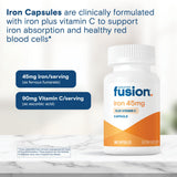 Bariatric Fusion etiqueta con ingredientes y sin alérgenos listados para confianza