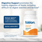 Bariatric Fusion etiqueta de ingredientes que resalta enzimas y probiótico