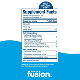 Bariatric Fusion etiqueta nutricional ampliada para ver contenido proteico y mezclas