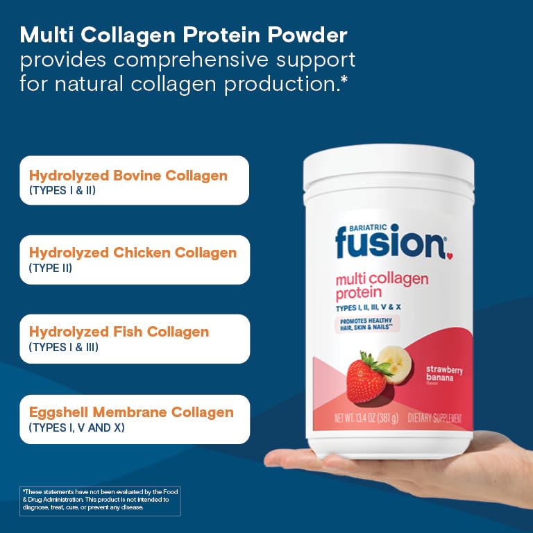 Bariatric Fusion etiqueta nutricional enfocada en proteínas y mezcla de colágeno