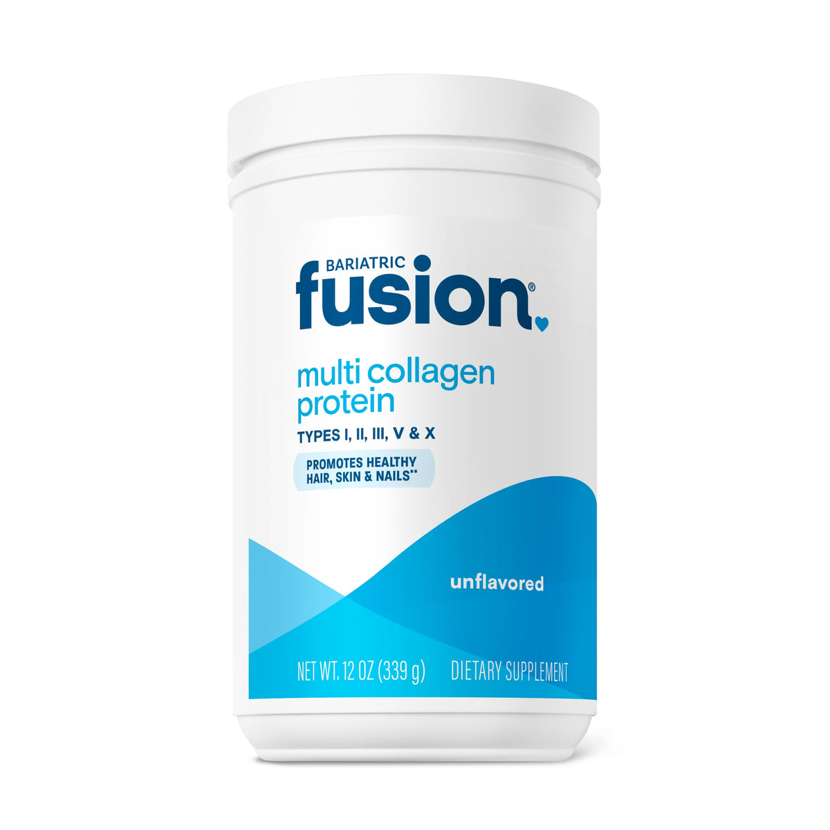 Bariatric Fusion envase frontal mostrando la marca y beneficio para pacientes bariátricos
