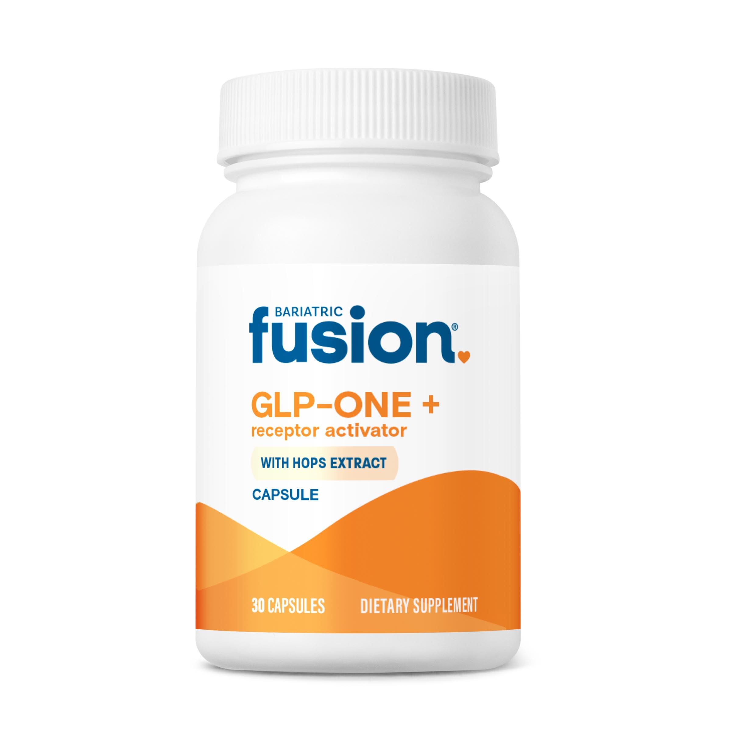 Bariatric Fusion envase frontal mostrando el producto y beneficios de saciedad