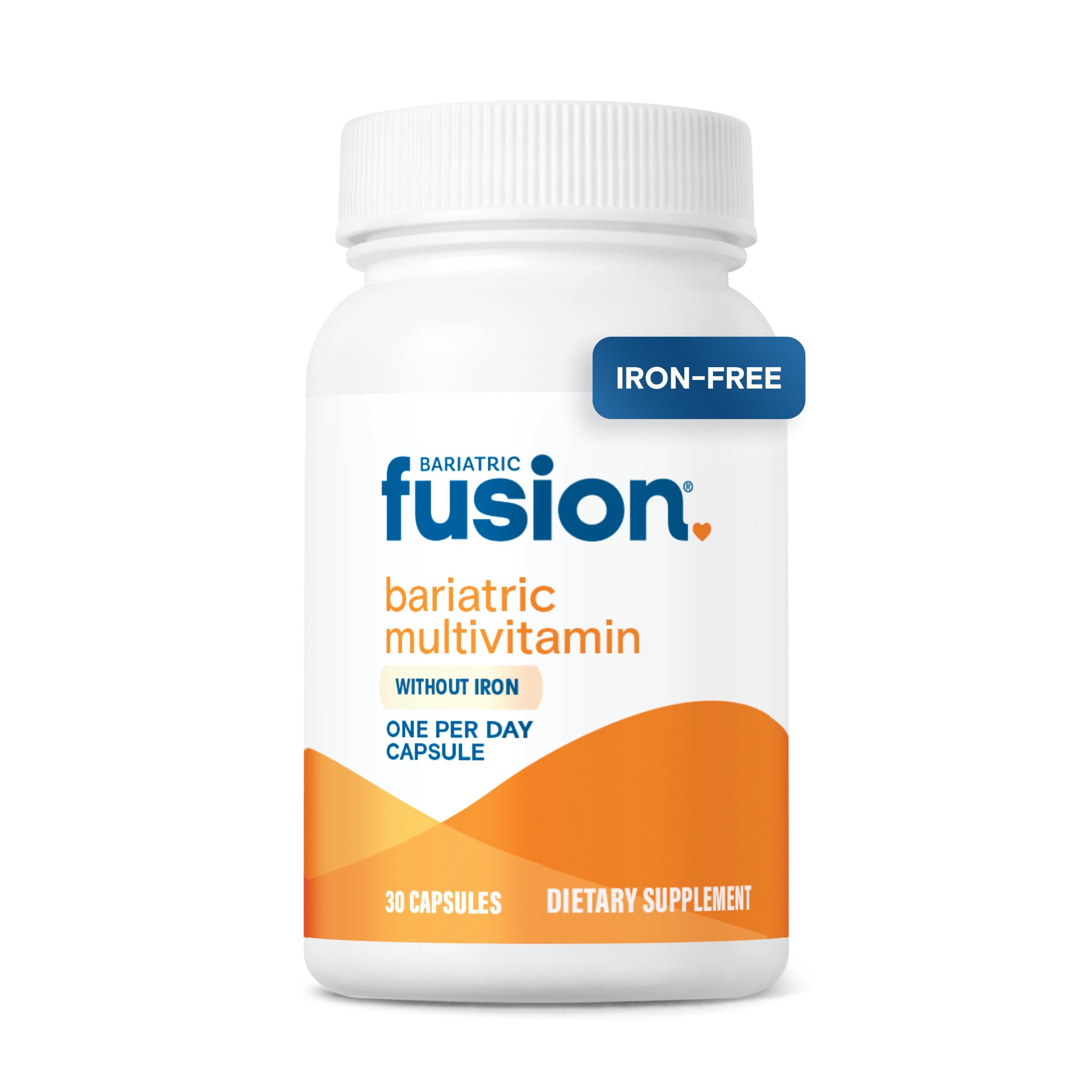 Bariatric Fusion frente del envase mostrando diseño y beneficio de una al día