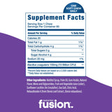Bariatric Fusion masticable en mano para comparar tamaño y conveniencia