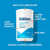 Bariatric Fusion polvo disuelto en vaso para una bebida proteica rápida y sin sabor