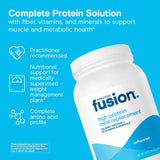 Bariatric Fusion primer plano del polvo mostrando textura fina y mezcla homogénea