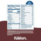 Bariatric Fusion cucharada con polvo mostrando la concentración de proteína