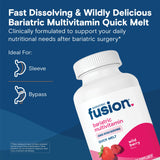 Bariatric Fusion tableta Quick Melt disolviéndose para fácil ingesta diaria