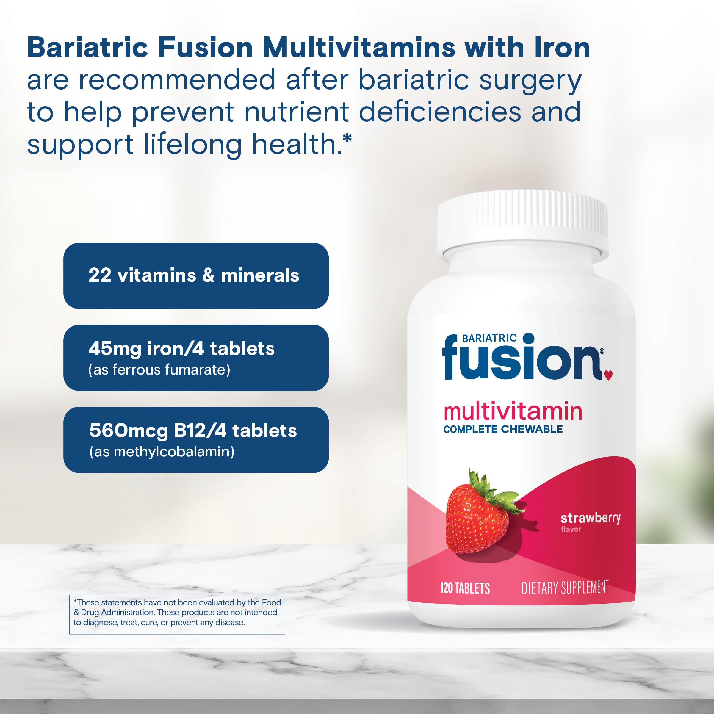 Bariatric Fusion tableta en mano para mostrar tamaño y escala