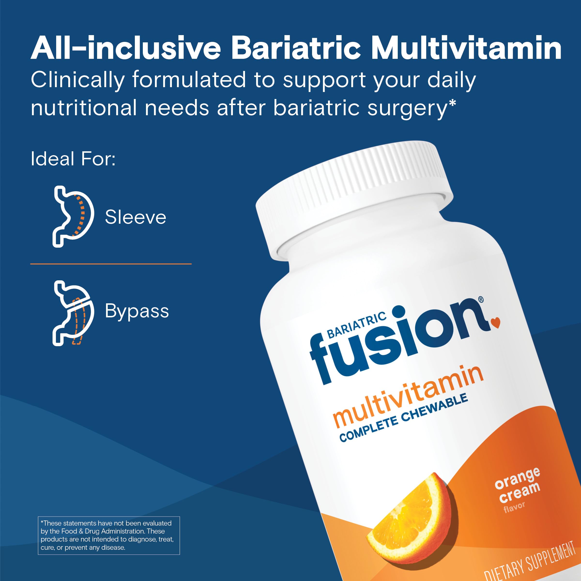 Bariatric Fusion tabletas en mano facil masticacion y dosificacion