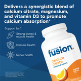 Bariatric Fusion tabletas masticables apiladas para consumo fácil y sabor naranja