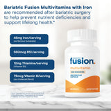 Bariatric Fusion cápsula junto a moneda para comparar tamaño y dosificación