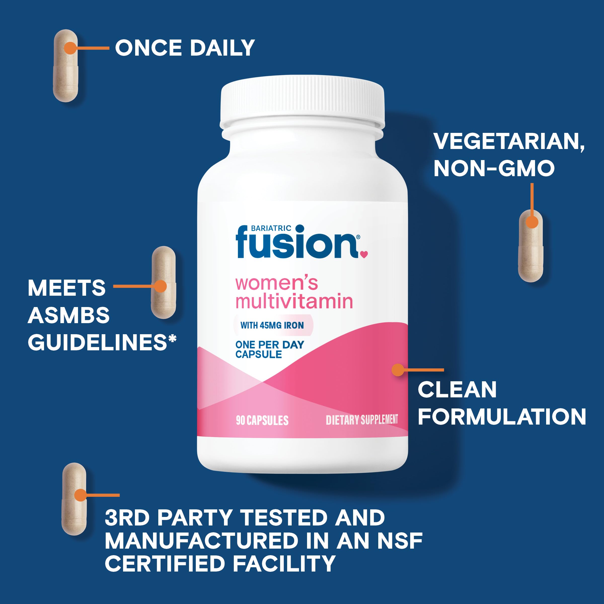 Bariatric Fusion etiqueta con información nutricional clara y confianza