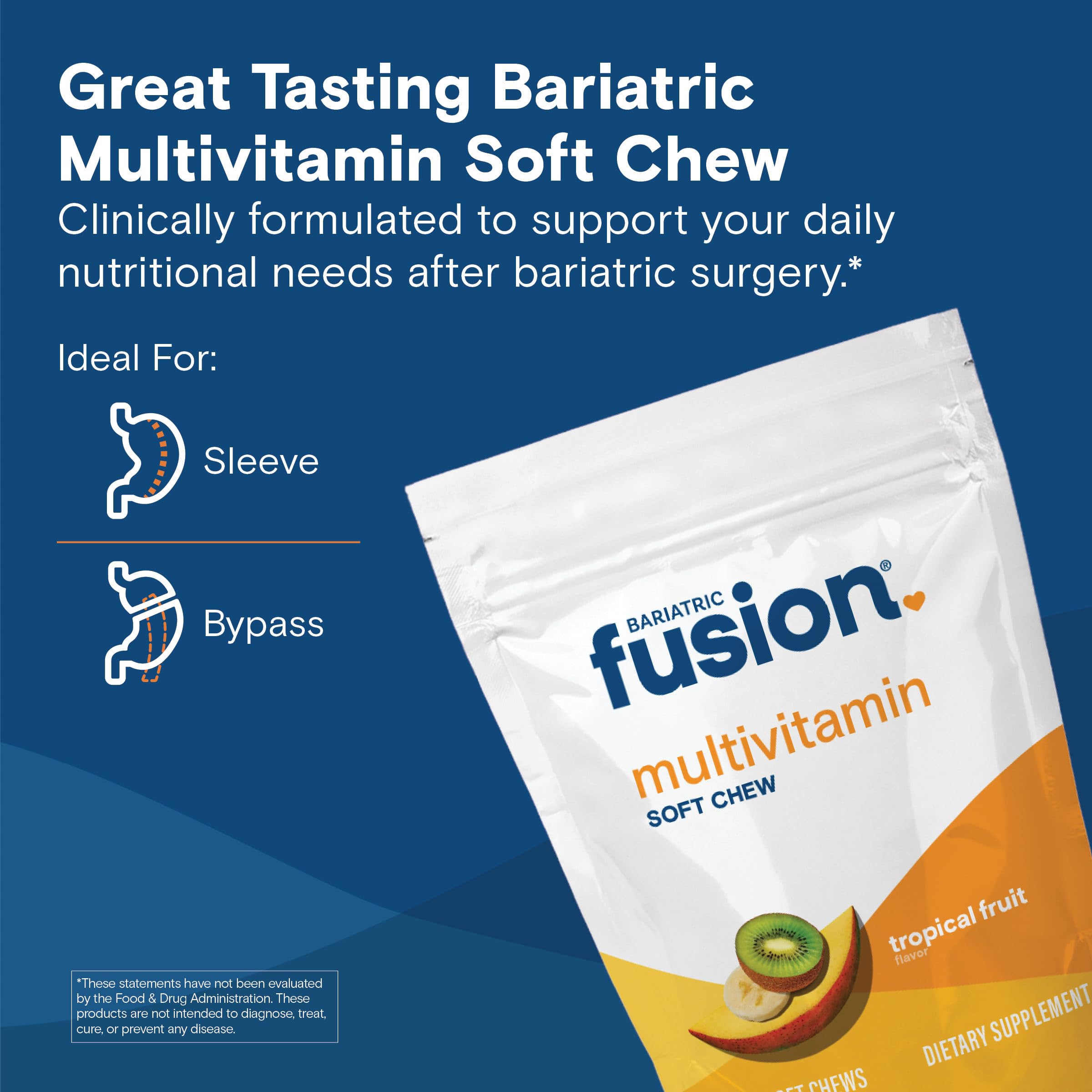 Bariatric Fusion textura del soft chew masticable destacando sabor y fácil ingestión