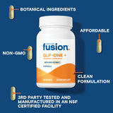 Bariatric Fusion mano sosteniendo cápsula demostrando dosificación diaria