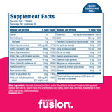 Bariatric Fusion tableta en boca demostrando consumo sencillo sin agua