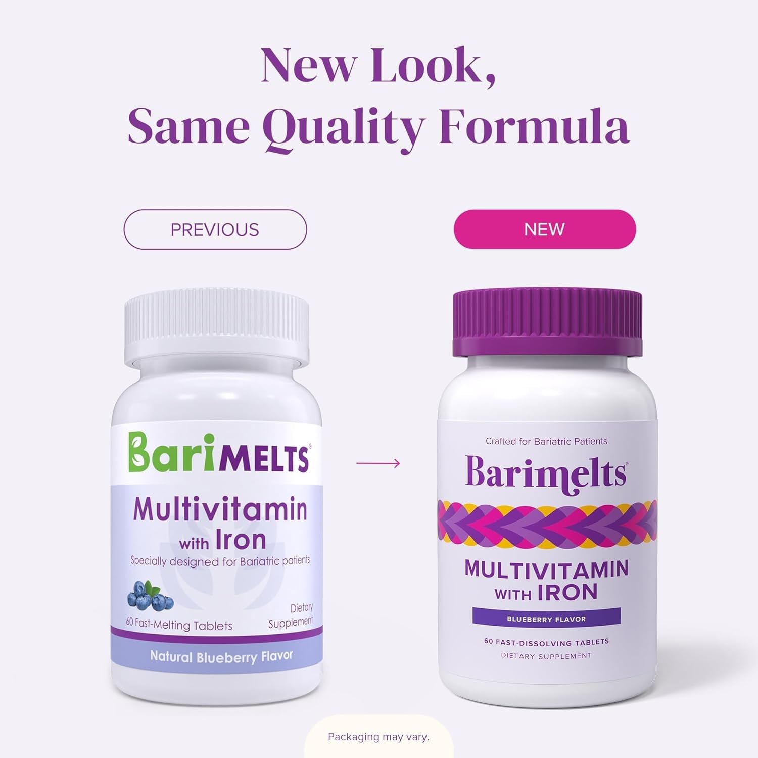 BariMelts estilo de vida con arándanos destacando sabor natural agradable