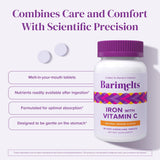 BariMelts tableta en mano mostrando tamaño y facilidad de uso