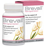 Barlean's Brevail frente del envase mostrando diseño y cantidad, beneficio confianza de marca