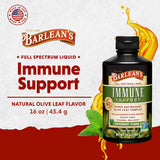 Barlean's detalle de etiqueta con ingredientes y concentración estandarizada, transparente