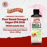 Barlean's textura cremosa del aceite de algas para mejor absorción