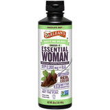 Barlean's botella frontal mostrando etiqueta y sabor chocolate menta, complemento práctico